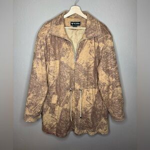 Vintage Valentina Women's Abstract Print Jacket OSFA Bohemian Retro Streetwear